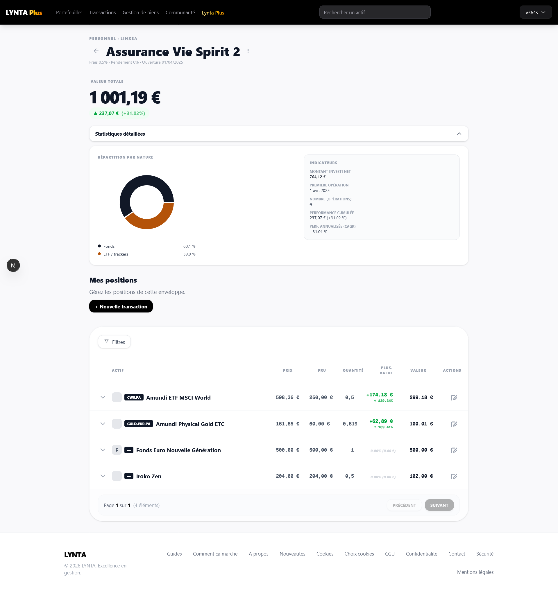 Allocation assurance-vie par objectif